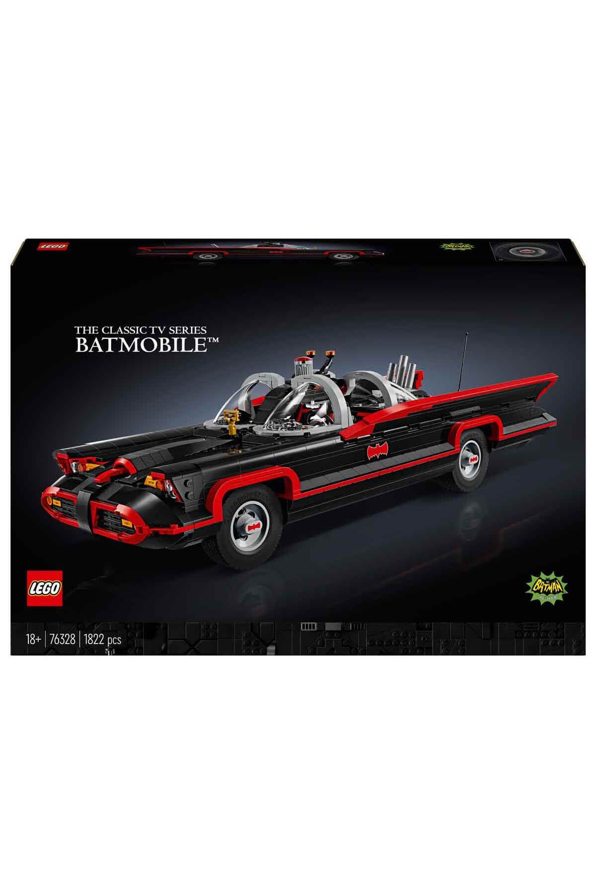 DC Batman: Klasik TV Dizisi Batmobile 76328 - Yetişkin Süper Kahraman Hayranları için Kolek