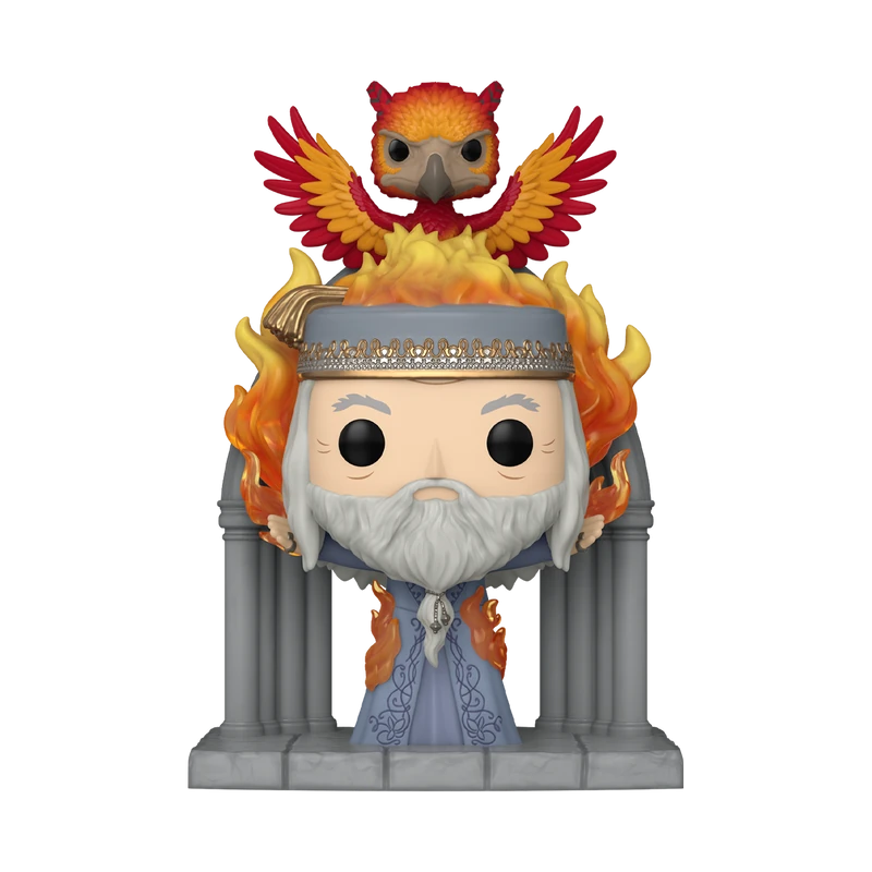 POP FUNKO HARRY POTTER Deluxe Albus Dumbledore with Fawkes 187