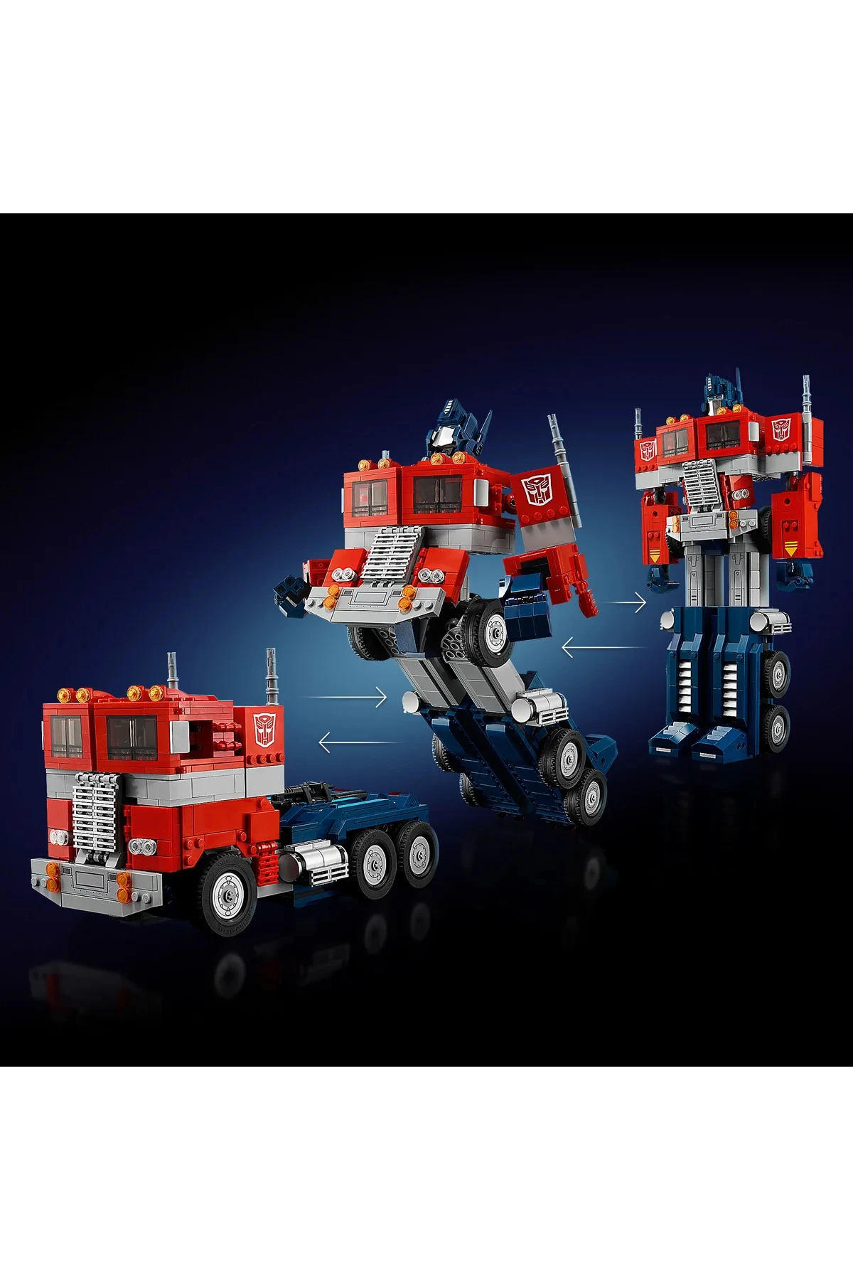 ® Icons OptimusPrime 10302 - 18+ Yaratıcı Model Yapım Seti (1508Parça)