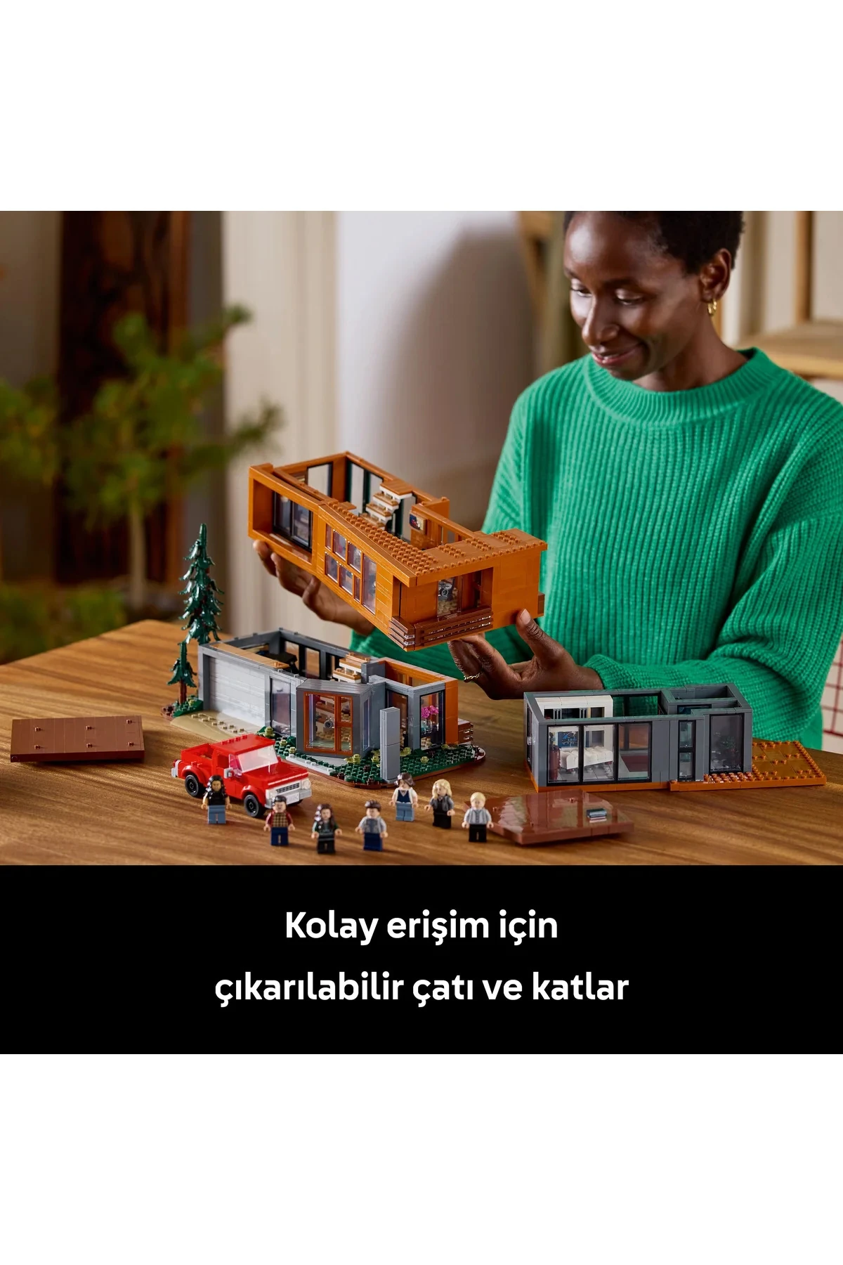 ® Ideas Alacakaranlık: Cullen Evi 21354 - Yetişkinler için Koleksiyonluk Model Yapım Seti (2001P)