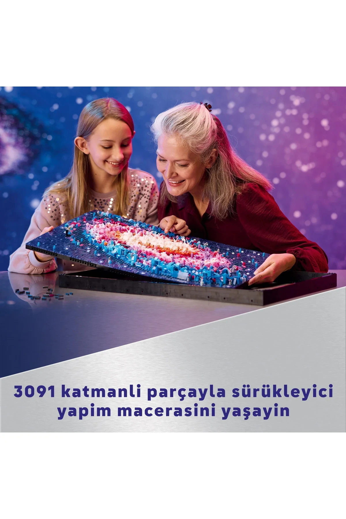 ® Art Samanyolu Galaksisi 31212 - Yetişkinler için Koleksiyonluk Tablo Modeli Yapım Seti (3091P)