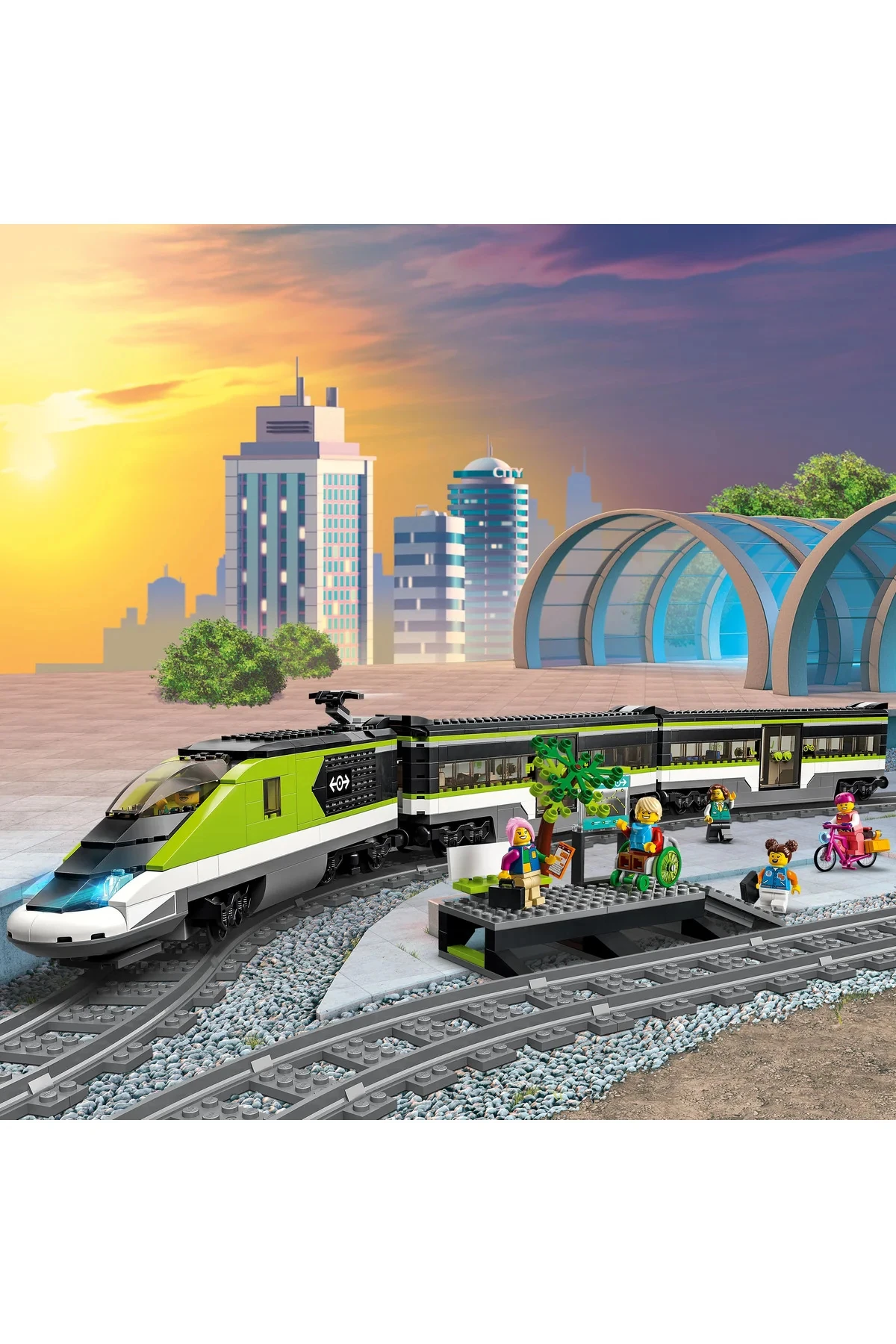 ® City Ekspres Yolcu Treni 60337 - 7+ Yaratıcı Oyuncak Yapım Seti (764Parça)