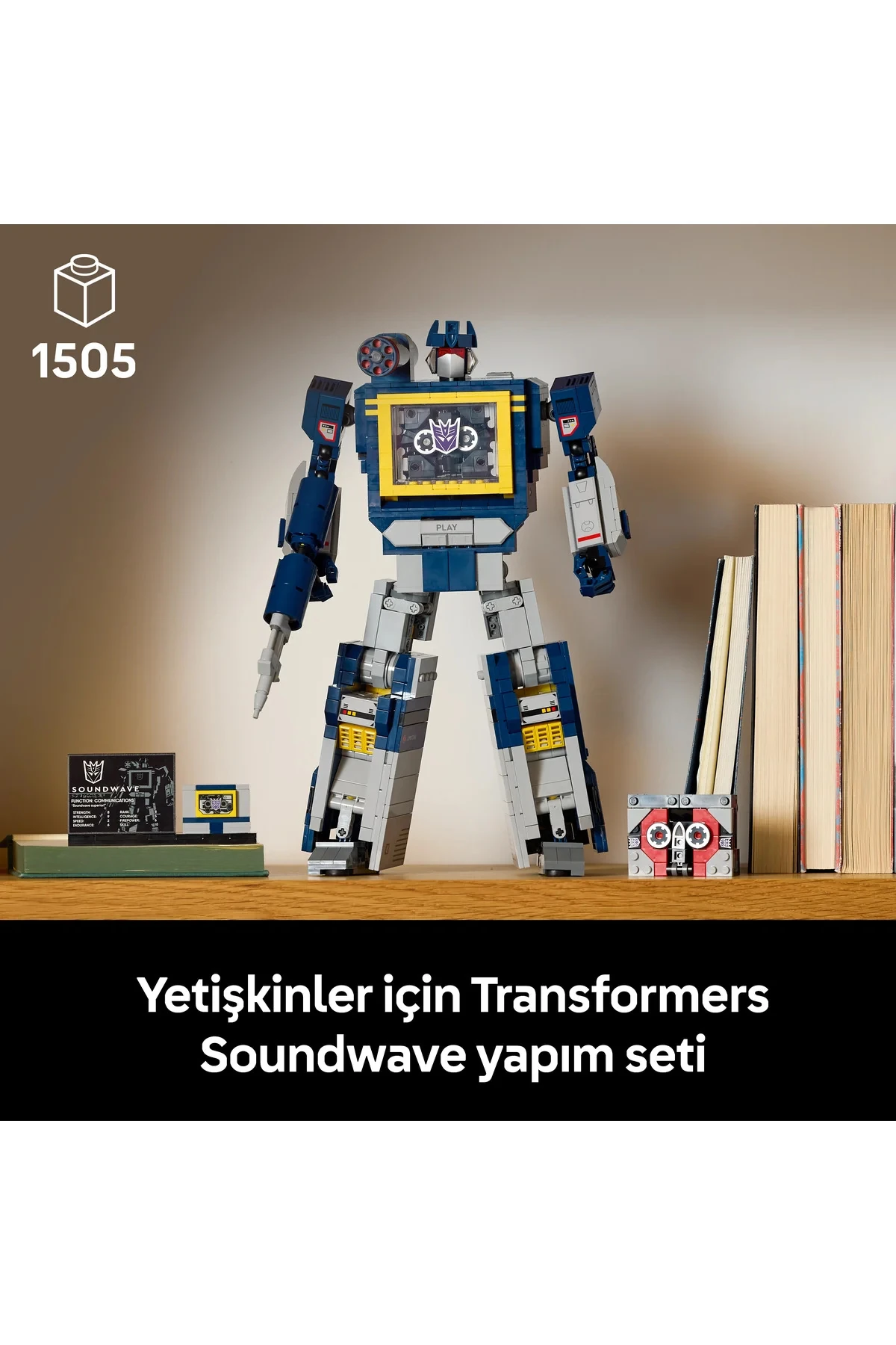 LEGO10358 Icons Transformers: Soundwave