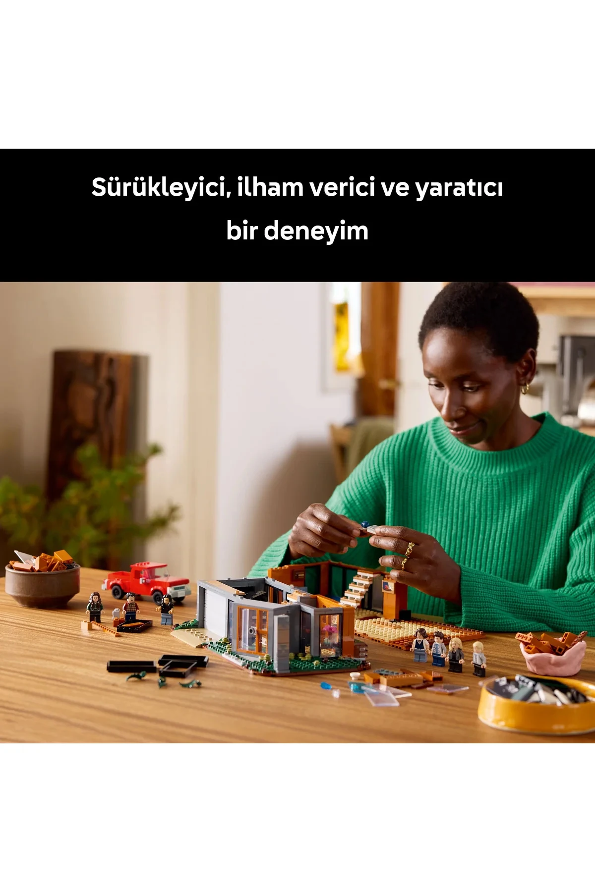 ® Ideas Alacakaranlık: Cullen Evi 21354 - Yetişkinler için Koleksiyonluk Model Yapım Seti (2001P)