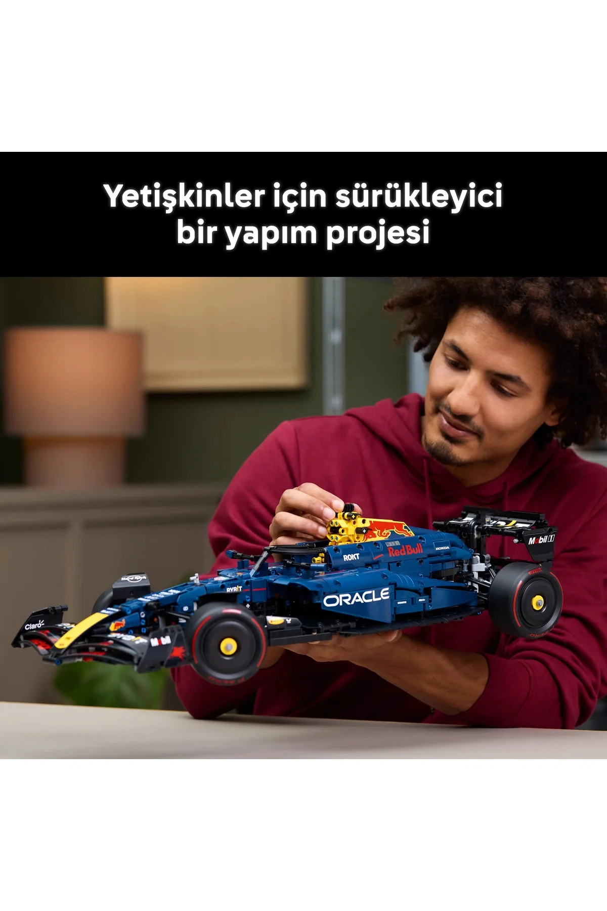 ® Technic Oracle Red Bull Racing RB20 F1 Araba 42206 - 18+ Yarış Arabası Modeli Yapım Seti (1639P)
