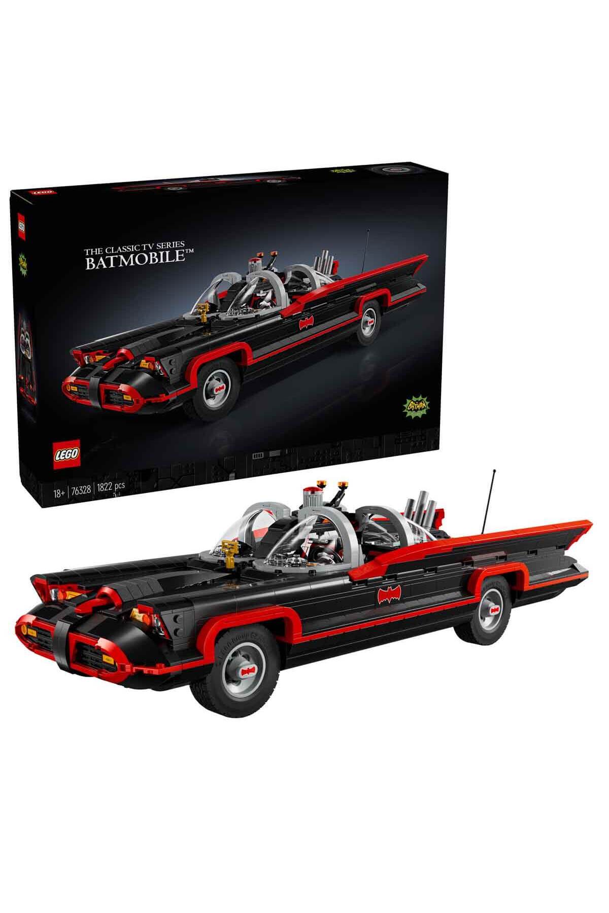 DC Batman: Klasik TV Dizisi Batmobile 76328 - Yetişkin Süper Kahraman Hayranları için Kolek