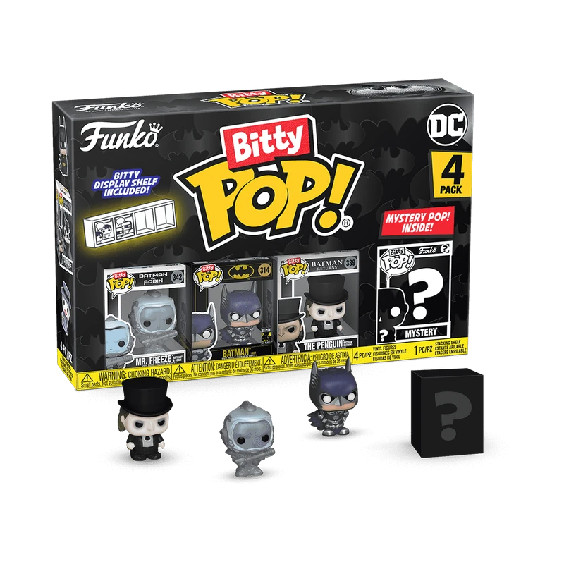 【希少】Funko Bitty POP! 85周年記念 バットマン フィギュア Bitty Pop! Batman 85th Anniversary 4-Pack Series 3