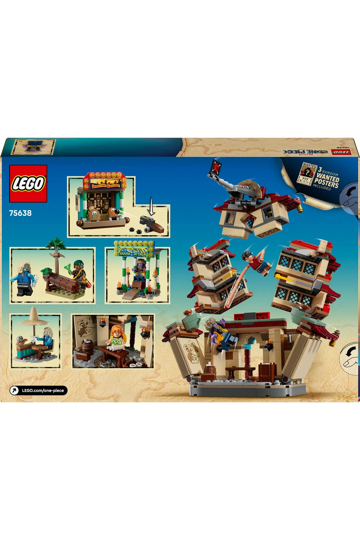 ® ONE PIECE Arlong Park Savaşı 75638 - 9+ Çocuklar için Yaratıcı Oyuncak Yapım Seti (926 P)