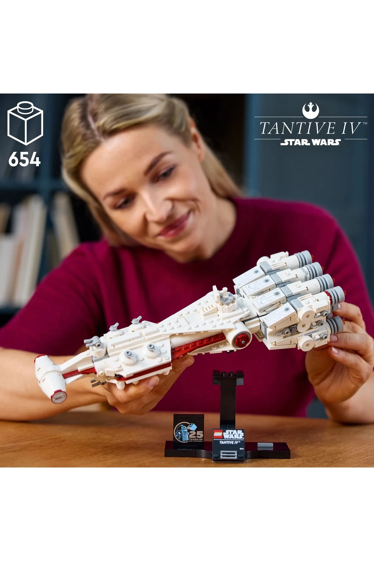 ® Star Wars™ Tantive IV™ 75376 - Yetişkinler için Koleksiyonluk Starship Modeli Yapım Seti (654P)