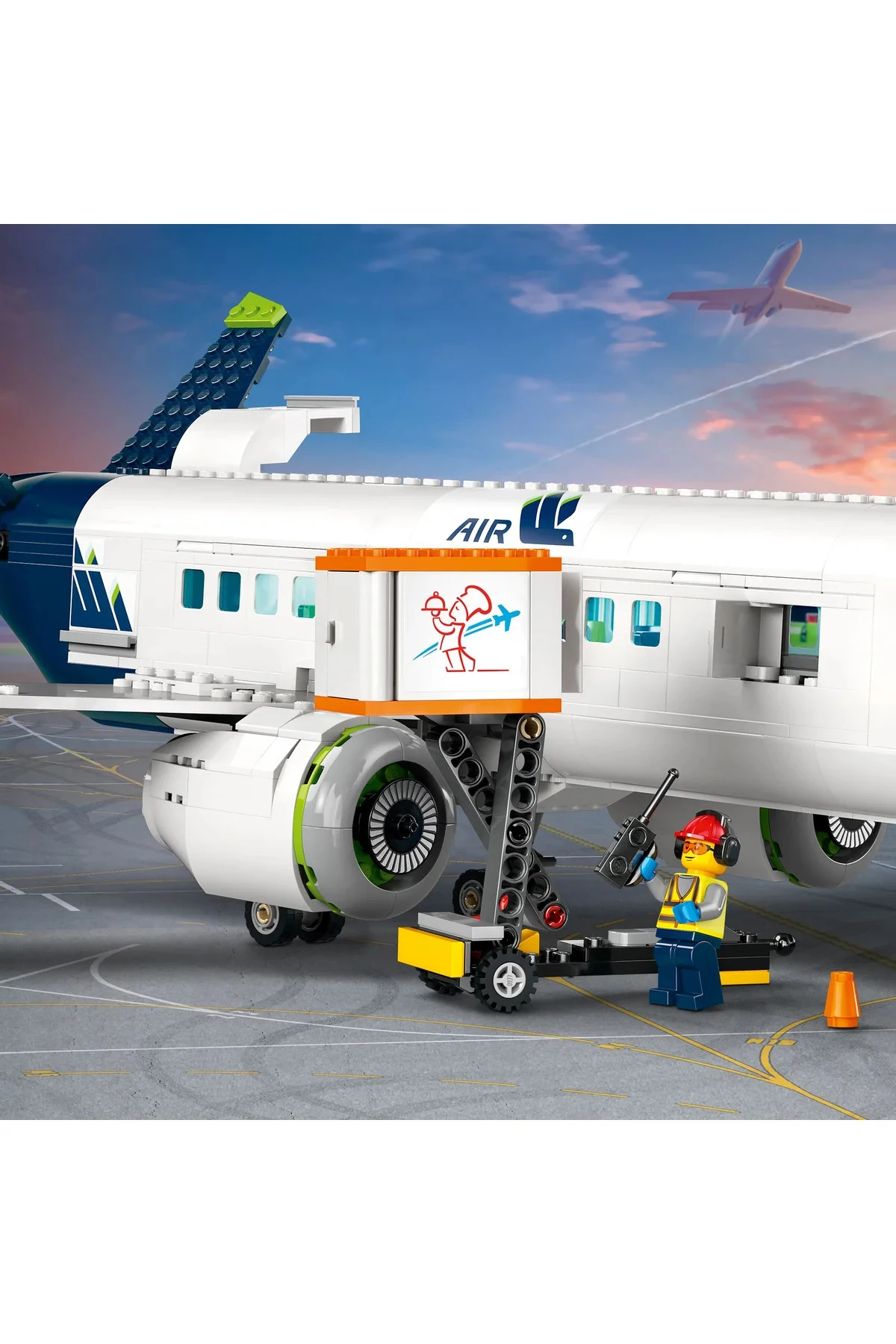 ® City Yolcu Uçağı 60367 - 7+ Yaratıcı Oyuncak Yapım Seti (913Parça)