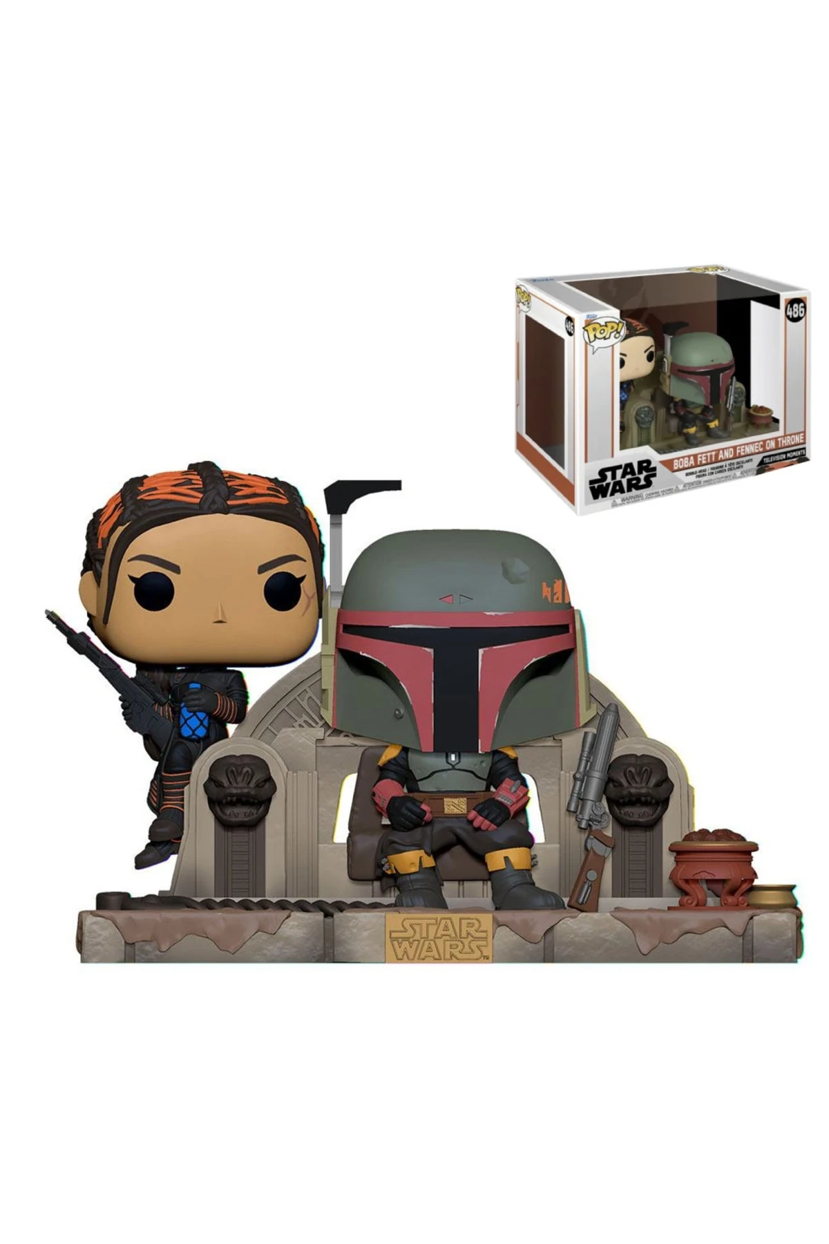 Deluxe Pop Figür - Moment: 6'' Mandalorian - Boba Fett & Fennec Shand