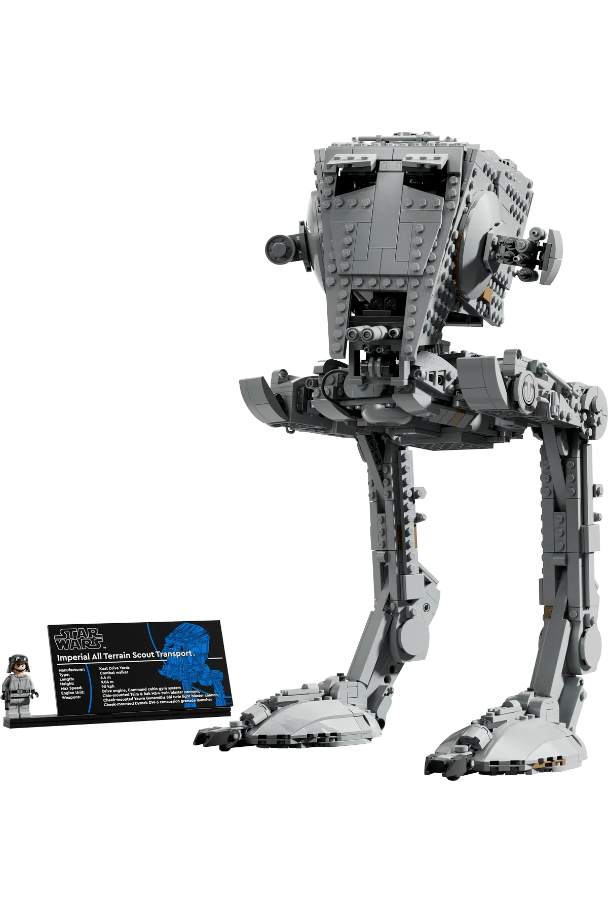 ® Star Wars™ AT-ST™ Walker 75417 - Yetişkinler için Koleksiyonluk Model Yapım Seti (1513P)