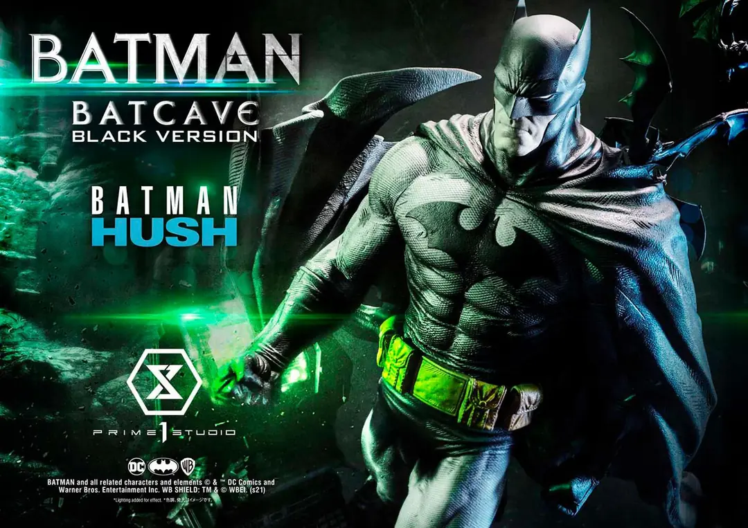 PRİME 1 STUDİO Batman (Hush) Batcave (Black Version) Statue