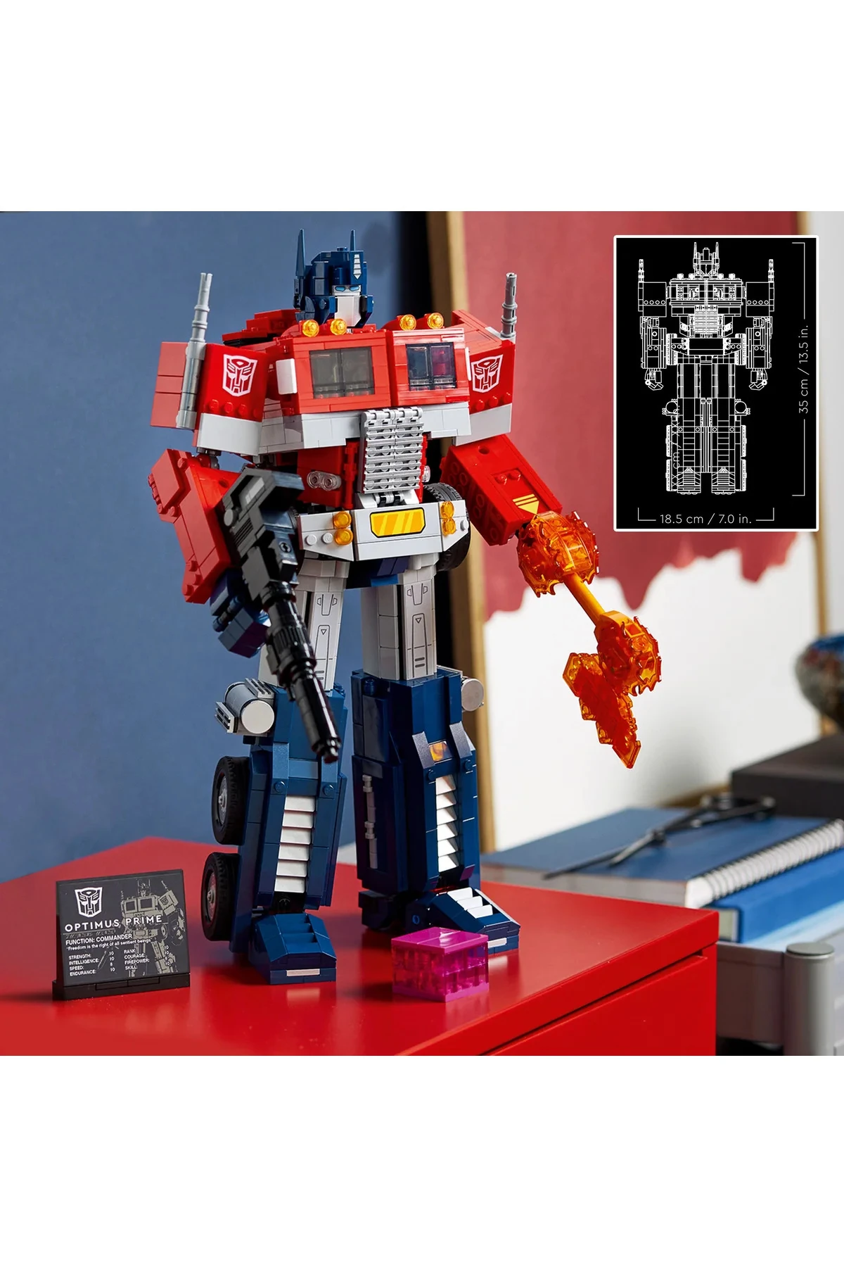 ® Icons OptimusPrime 10302 - 18+ Yaratıcı Model Yapım Seti (1508Parça)