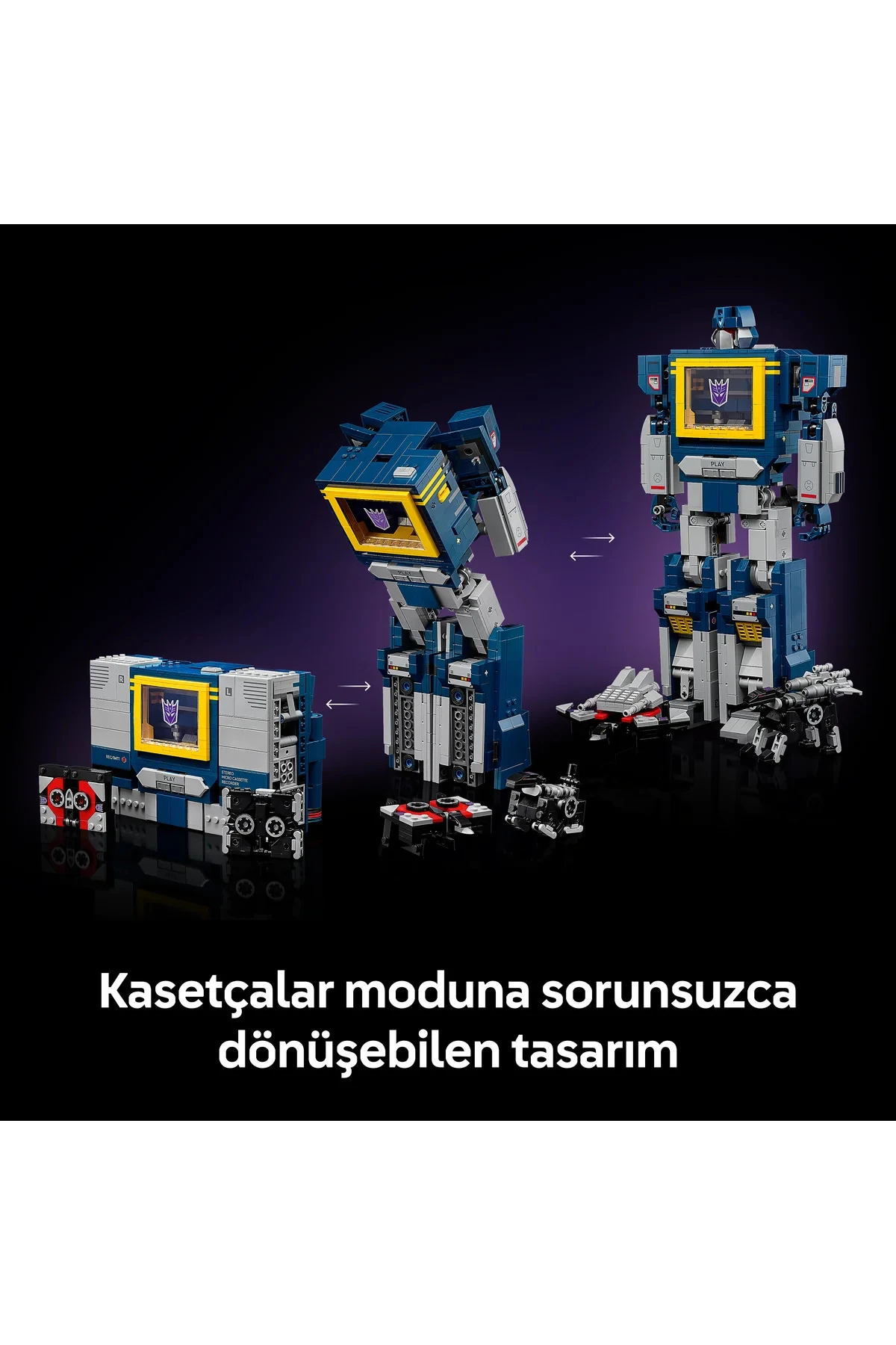 LEGO10358 Icons Transformers: Soundwave