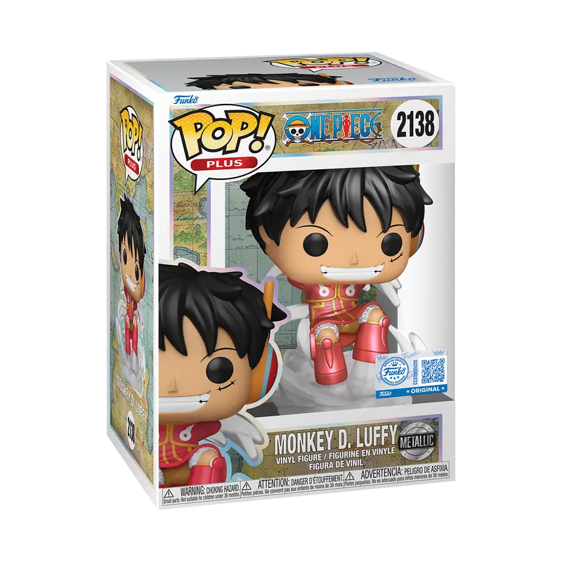 POP FUNKO Plus Monkey D. Luffy (Egghead Arc) (Metallic) 2138