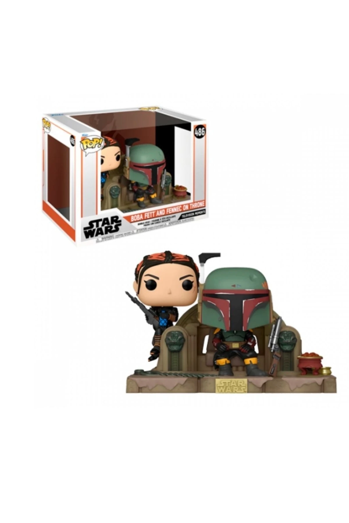 Deluxe Pop Figür - Moment: 6'' Mandalorian - Boba Fett & Fennec Shand