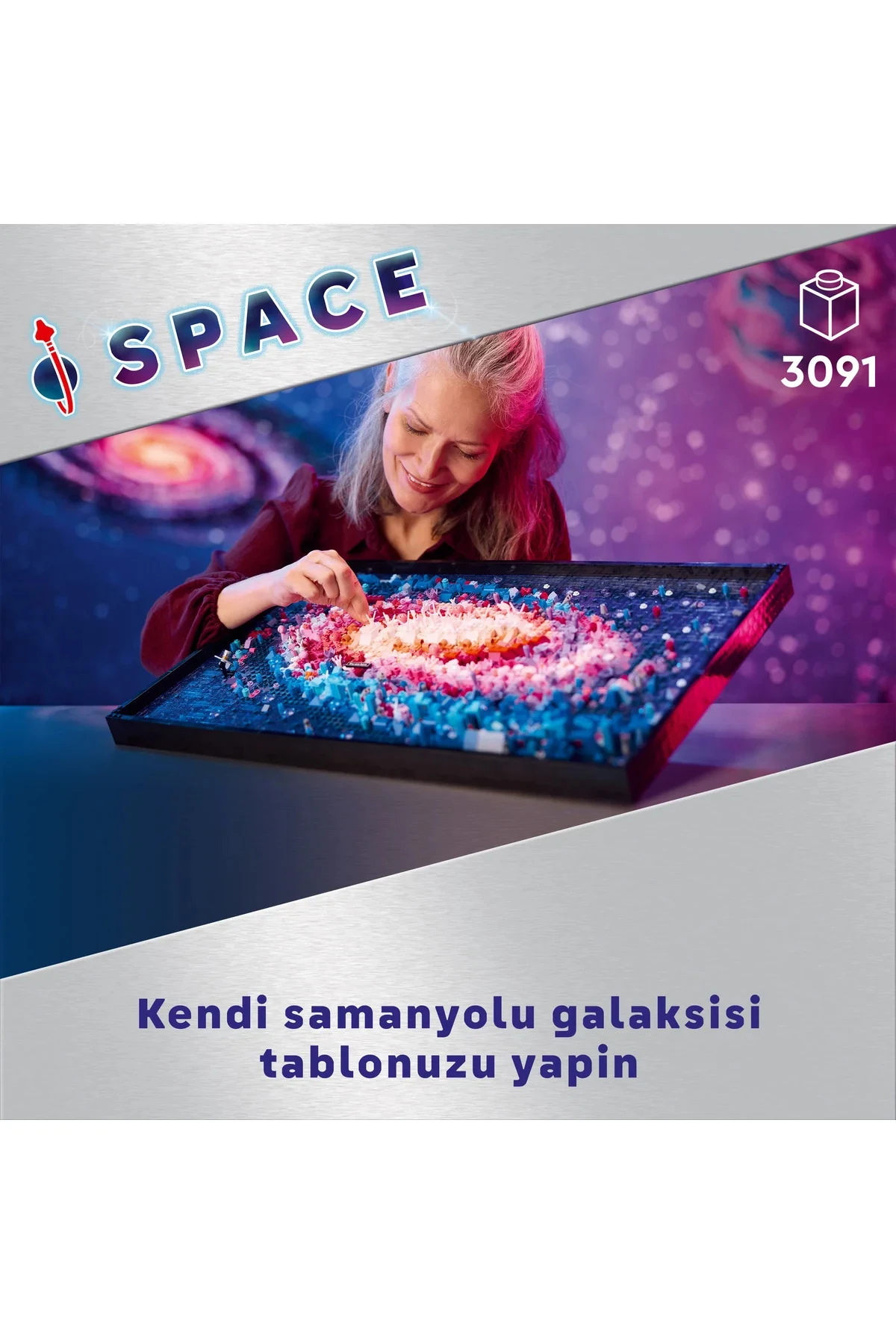® Art Samanyolu Galaksisi 31212 - Yetişkinler için Koleksiyonluk Tablo Modeli Yapım Seti (3091P)