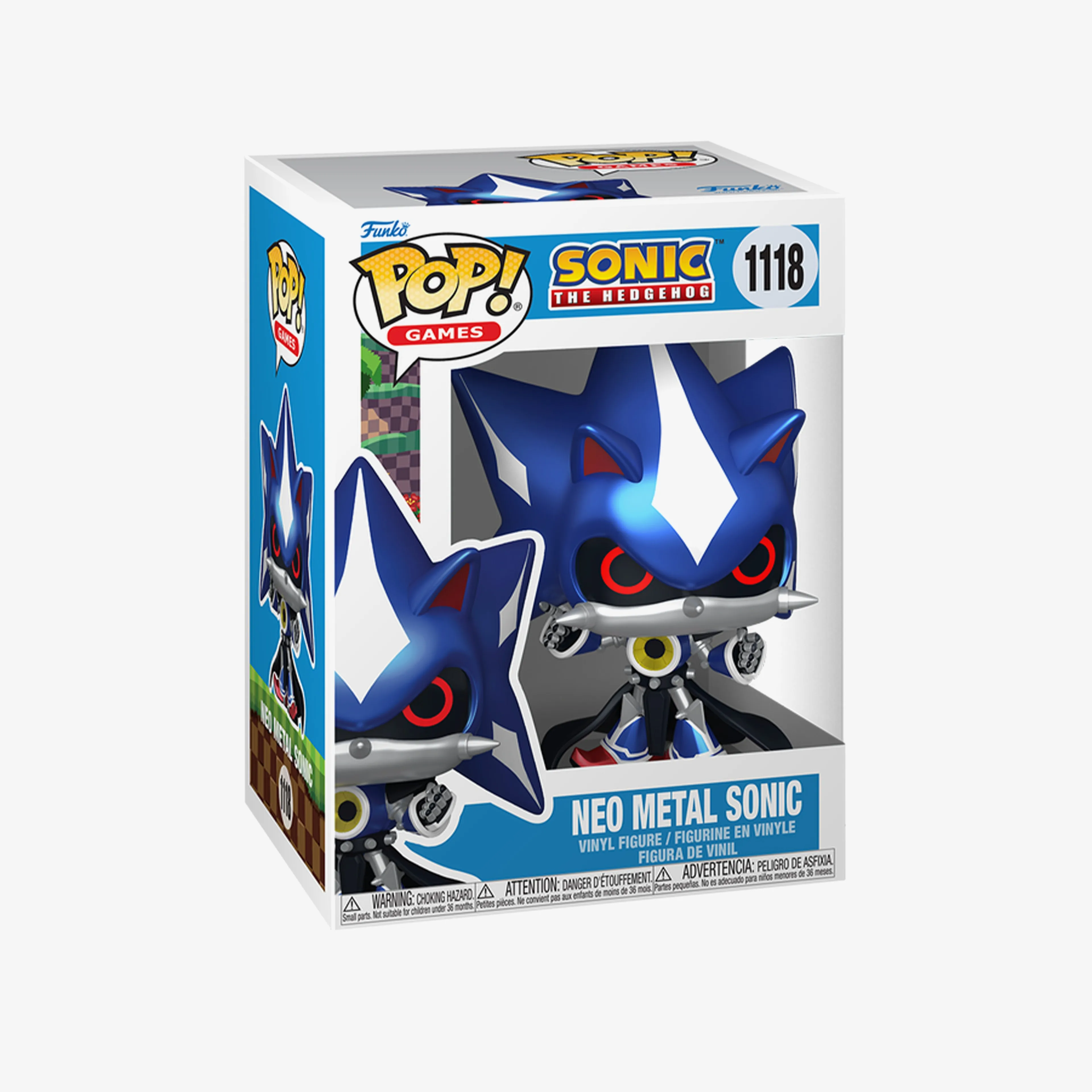 POP FUNKO Sonic Neo Metal Sonic Metallic 1118
