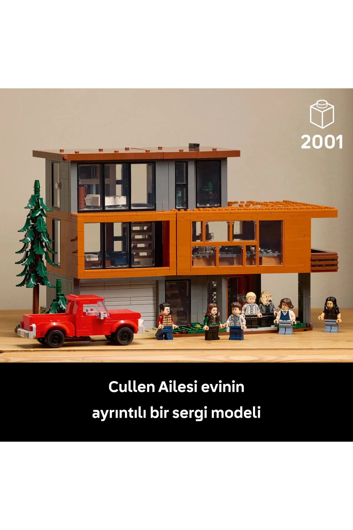 ® Ideas Alacakaranlık: Cullen Evi 21354 - Yetişkinler için Koleksiyonluk Model Yapım Seti (2001P)