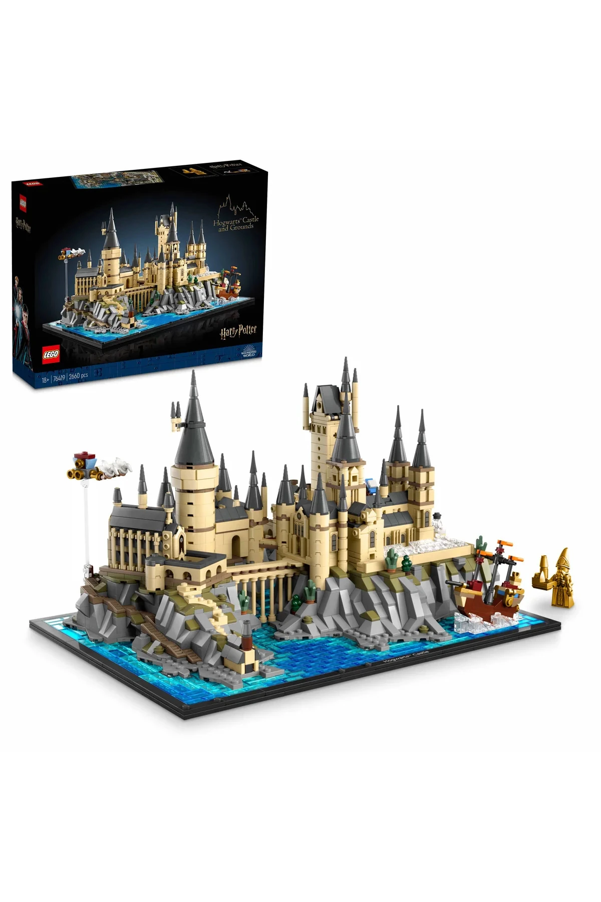 ® HarryPotter™ Hogwarts™ Şatosu ve Bahçesi 76419 - 18+ Koleksiyonluk Model Seti (2660P)