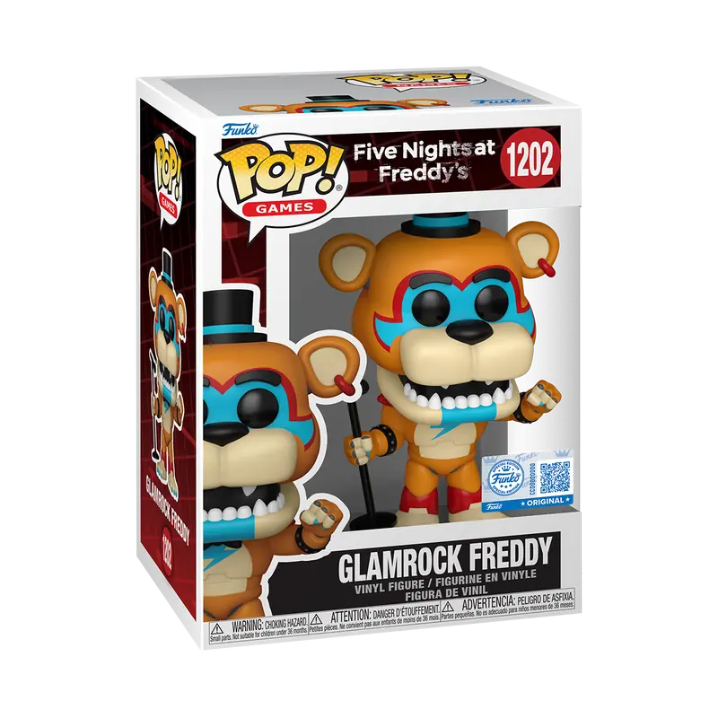 Pop Funko Five Night Freddy Glamrock Freddy 1202