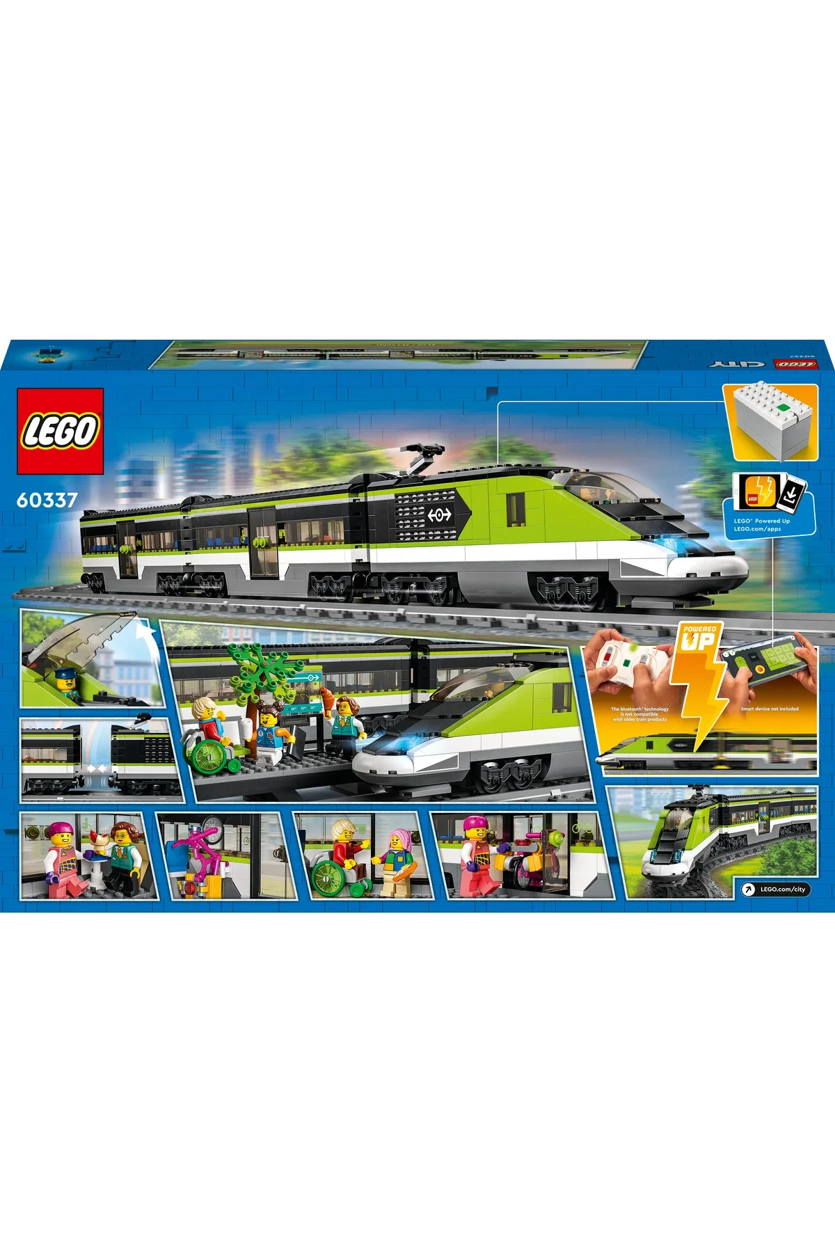 ® City Ekspres Yolcu Treni 60337 - 7+ Yaratıcı Oyuncak Yapım Seti (764Parça)
