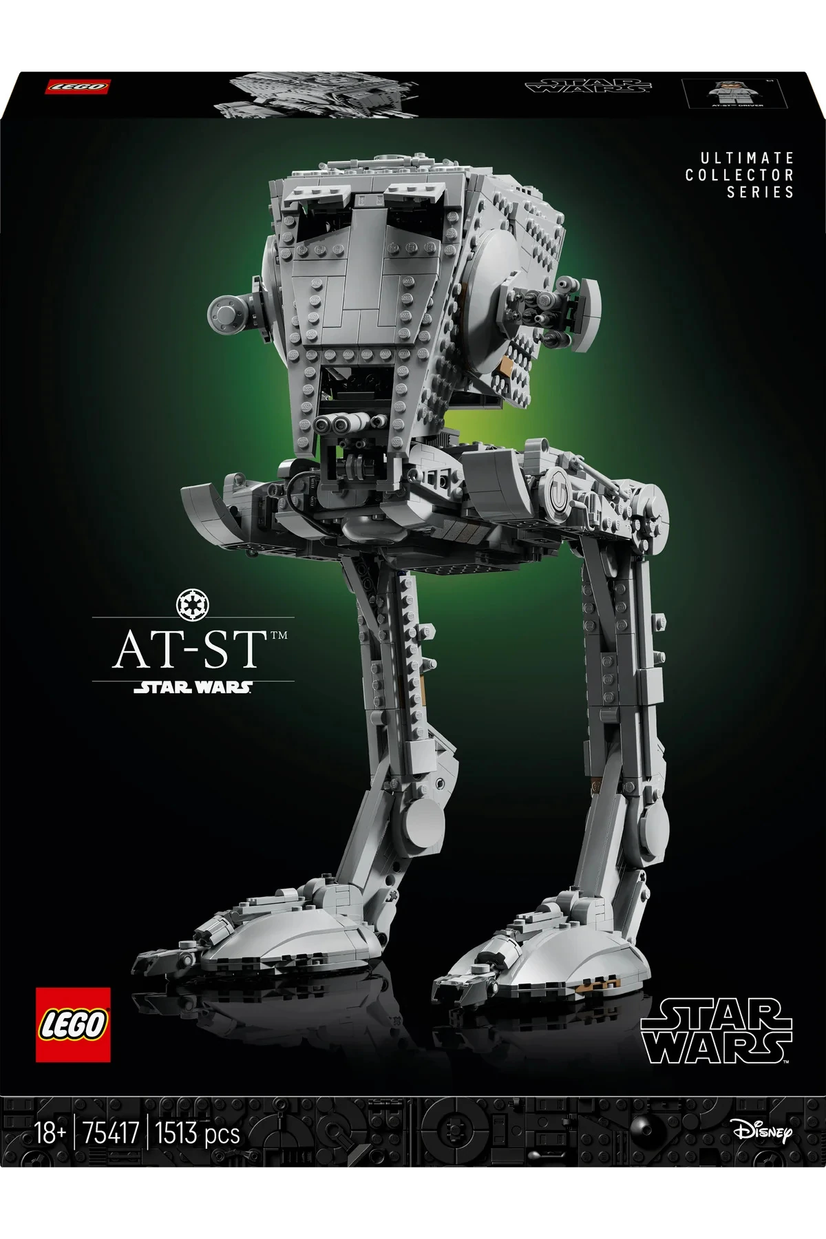 ® Star Wars™ AT-ST™ Walker 75417 - Yetişkinler için Koleksiyonluk Model Yapım Seti (1513P)