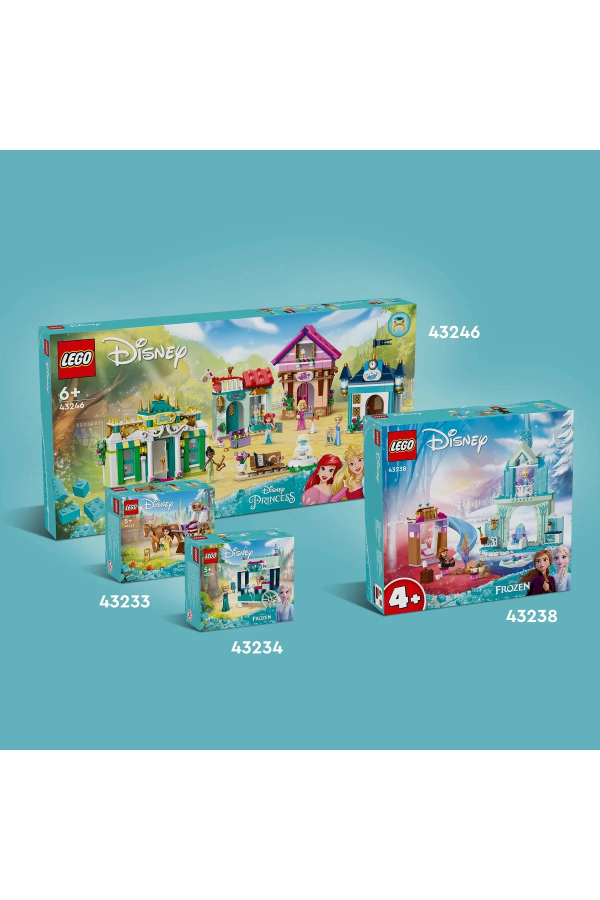 ® ǀ Disney Frozen Elsa’nın Karlar Ülkesi Şatosu 43238 - 4+ Yaratıcı Oyuncak Yapım Seti (163P)