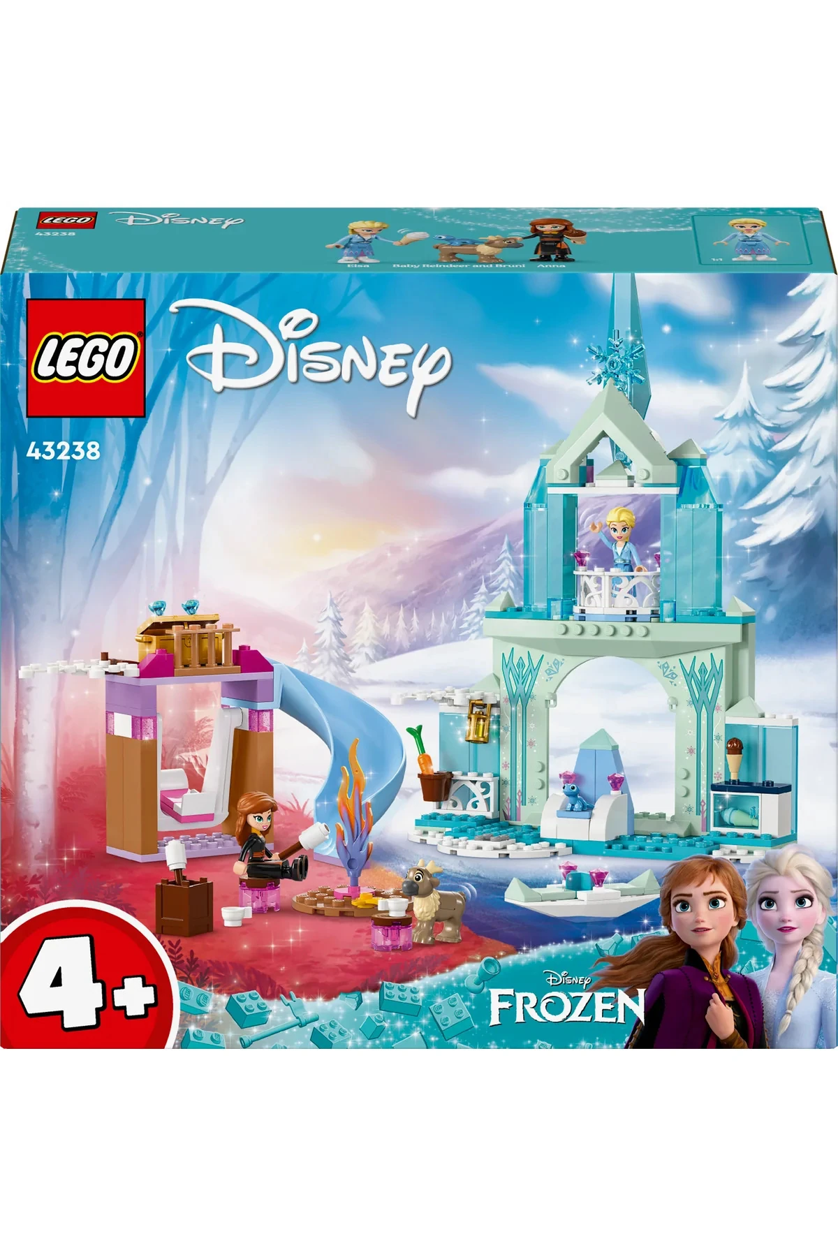 ® ǀ Disney Frozen Elsa’nın Karlar Ülkesi Şatosu 43238 - 4+ Yaratıcı Oyuncak Yapım Seti (163P)