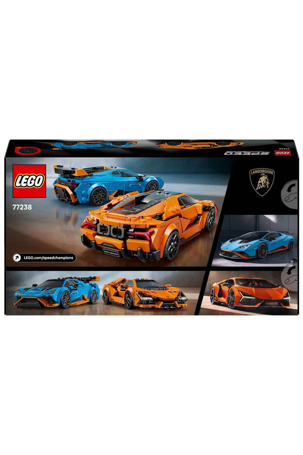 Speed Champions Lamborghini Revuelto & Huracán STO 77238 - 10 Yaş ve Üzeri Çocuklar iç