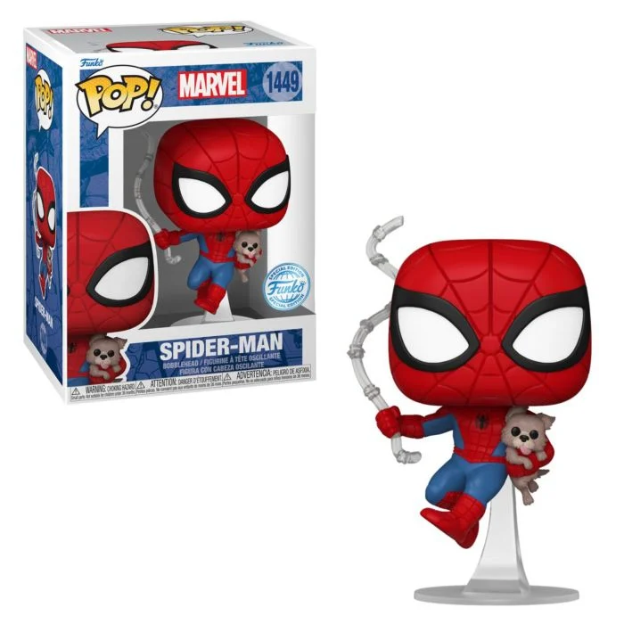POP FUNKO Spider-Man with Sandwich The Dog POP Figure