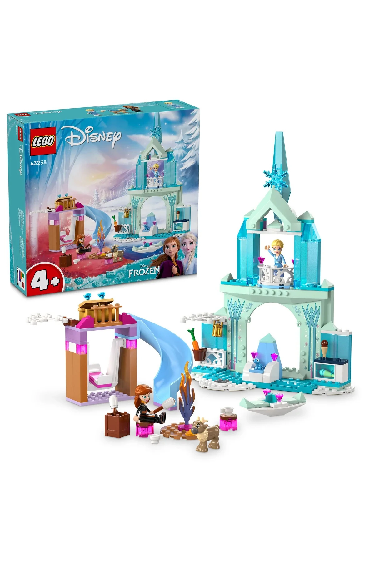 ® ǀ Disney Frozen Elsa’nın Karlar Ülkesi Şatosu 43238 - 4+ Yaratıcı Oyuncak Yapım Seti (163P)