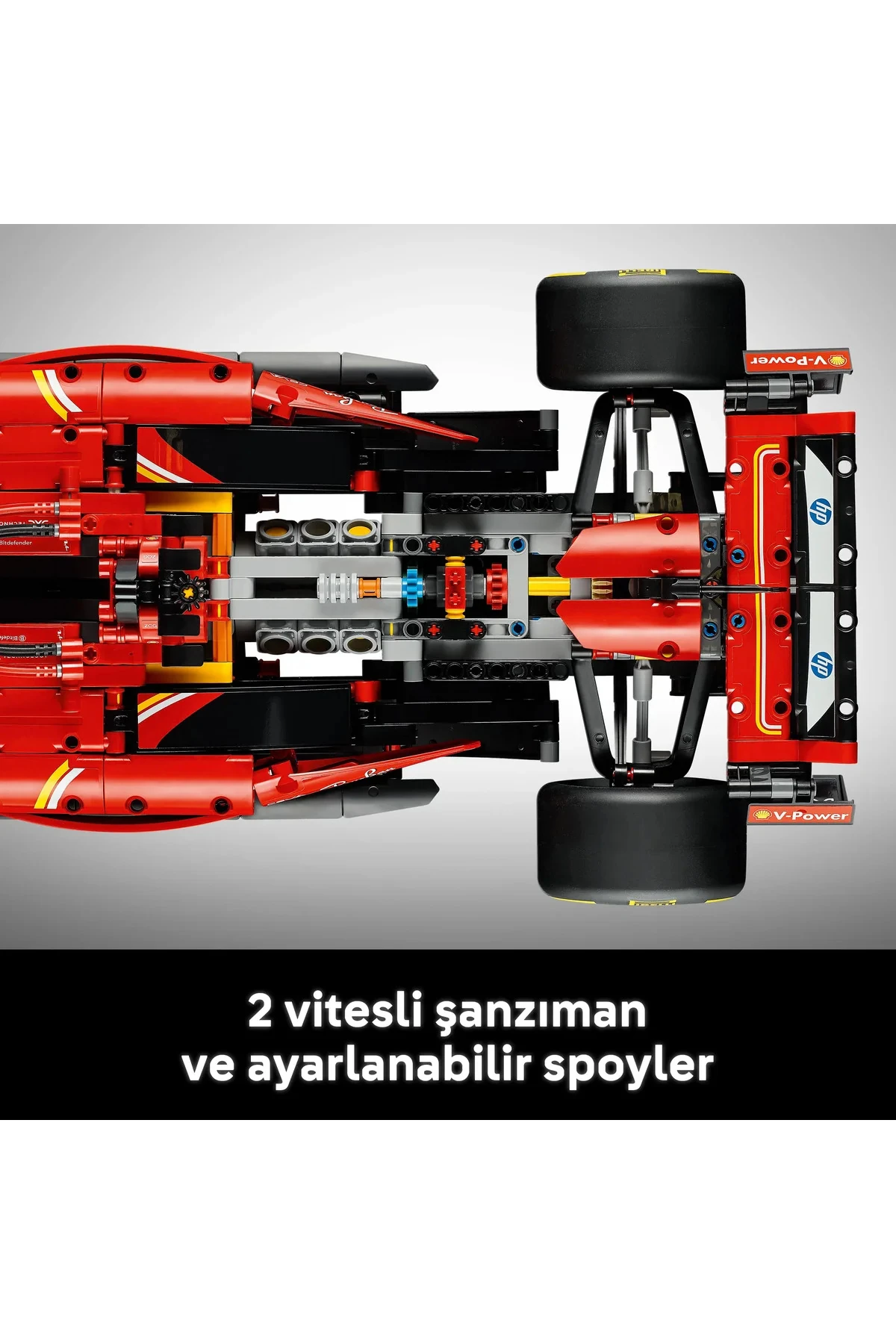 ® Technic Ferrari SF-24 F1 Araba 42207 - Yetişkinler için Koleksiyonluk Model Yapım Seti (1361P)