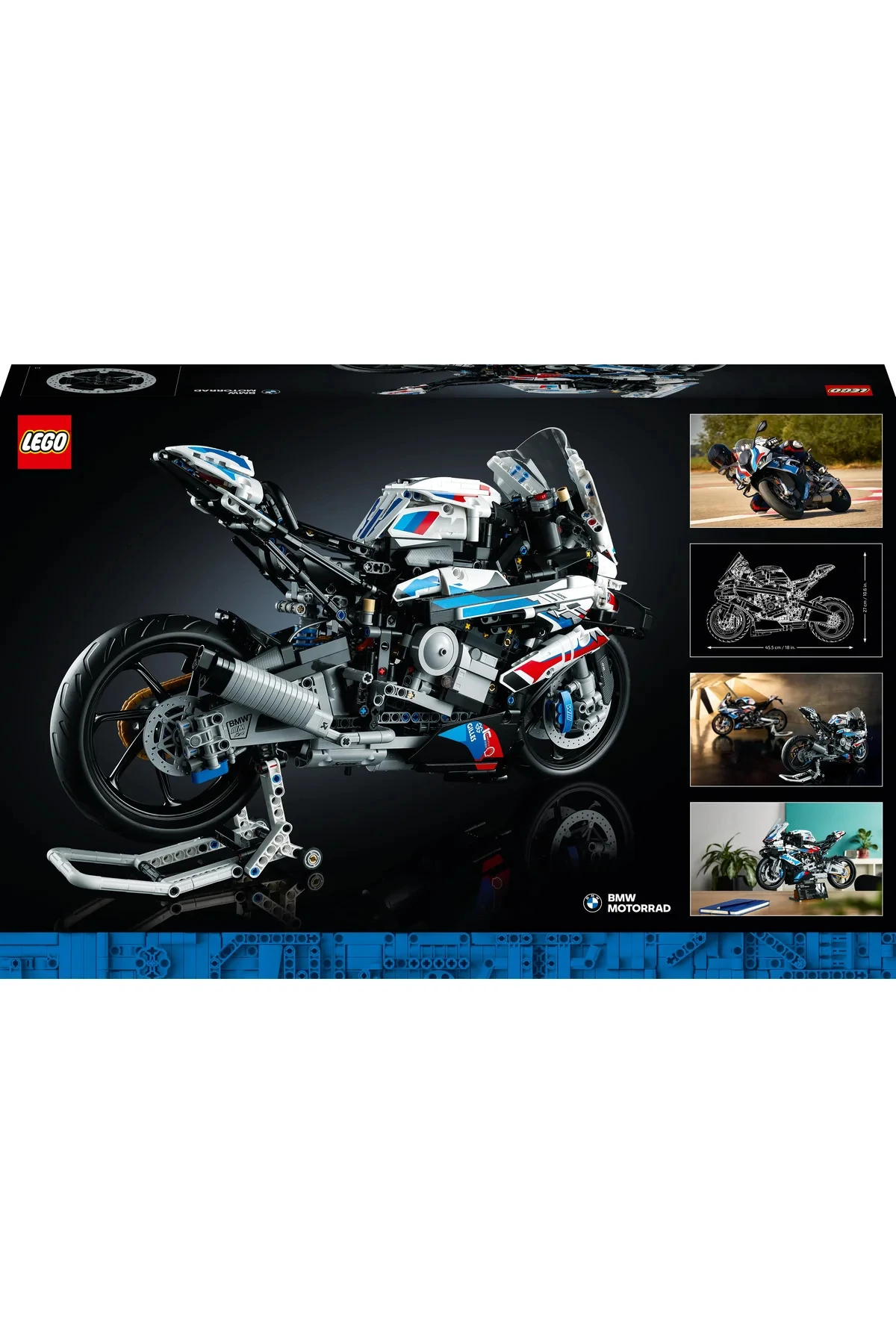 ® Technic BMW M 1000 RR 42130 Yetişkinler için Şık bir Motosiklet Modeli Yapım Seti (1925P)