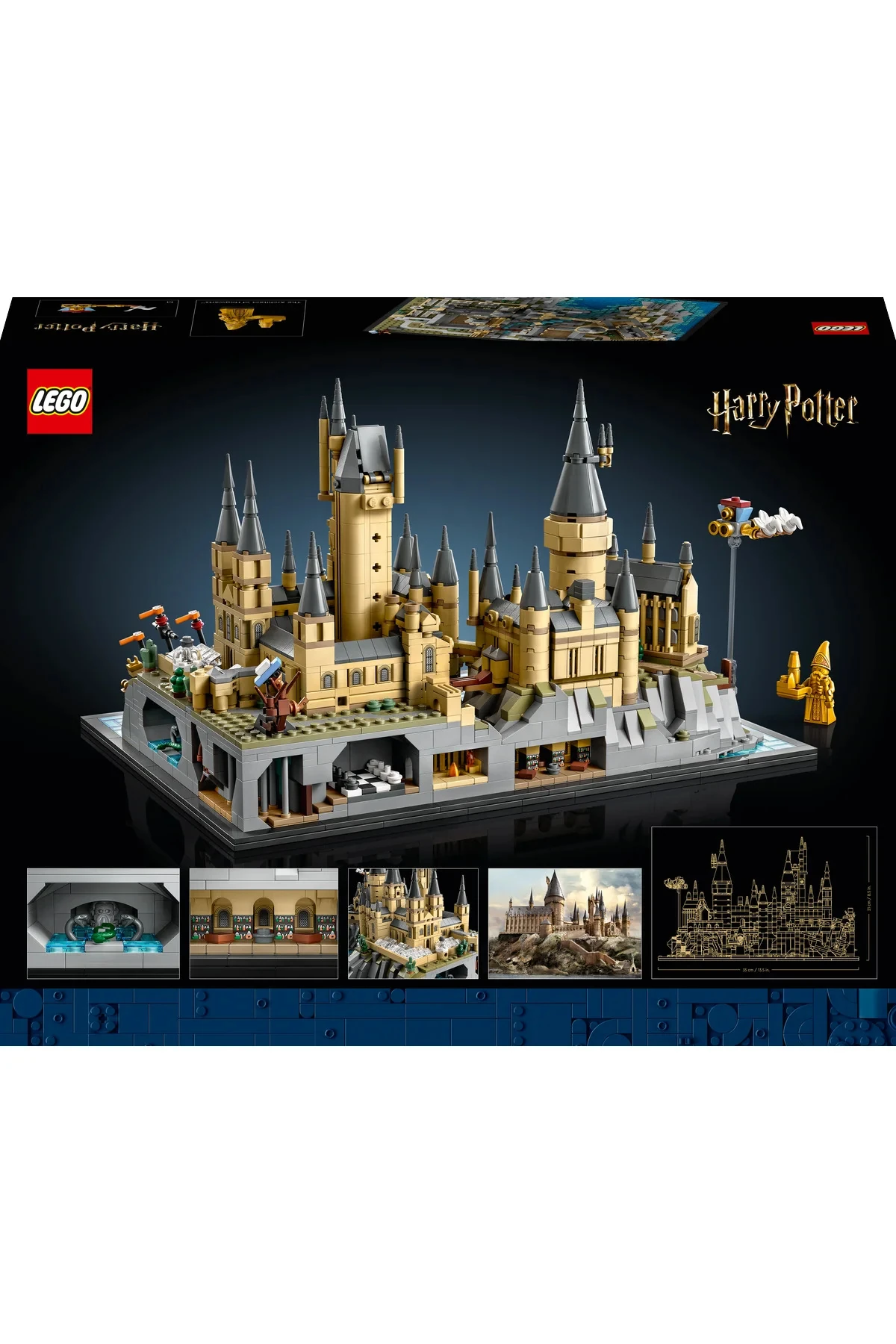 ® HarryPotter™ Hogwarts™ Şatosu ve Bahçesi 76419 - 18+ Koleksiyonluk Model Seti (2660P)