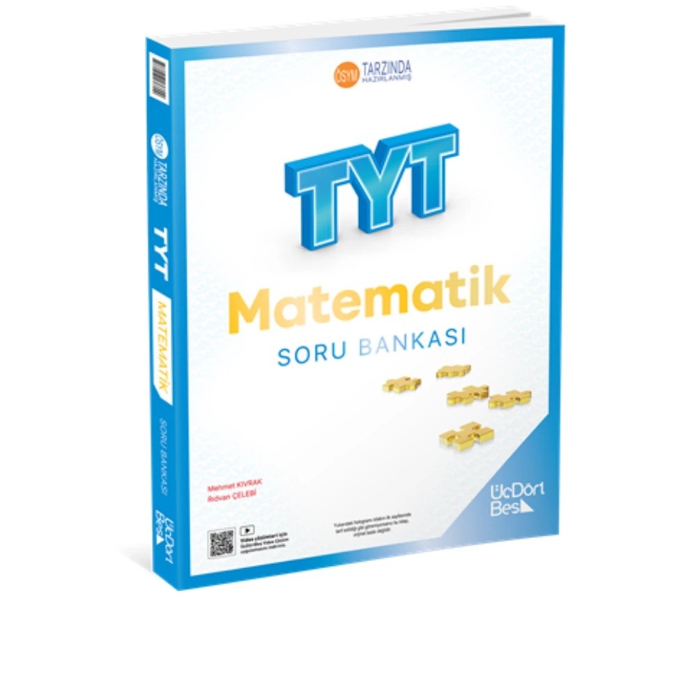345-2026 Model TYT Matematik Soru Bankası ÜçDörtBeş Yayıncılık, 345
