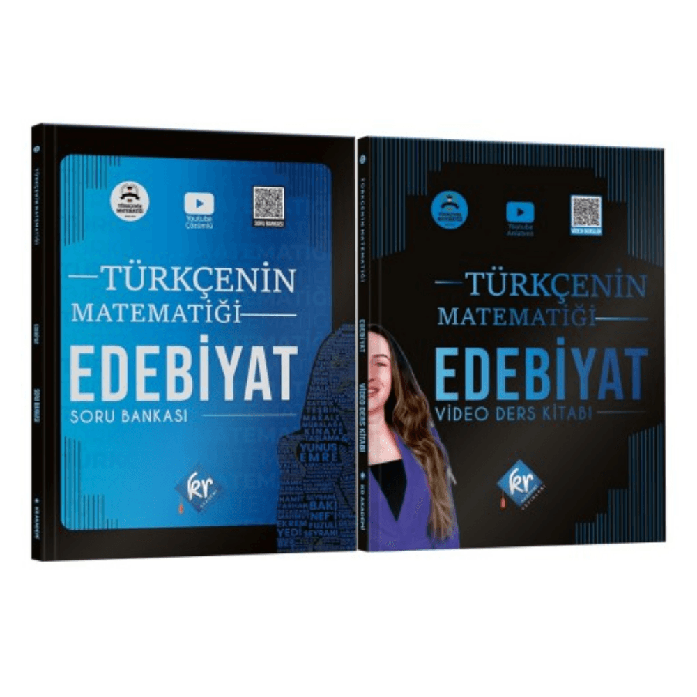 Gamze Hoca Türkçenin Matematiği 55 Günde AYT Edebiyat Video Ders Kitabı ve Soru Bankası Seti KR Akademi Yayınları