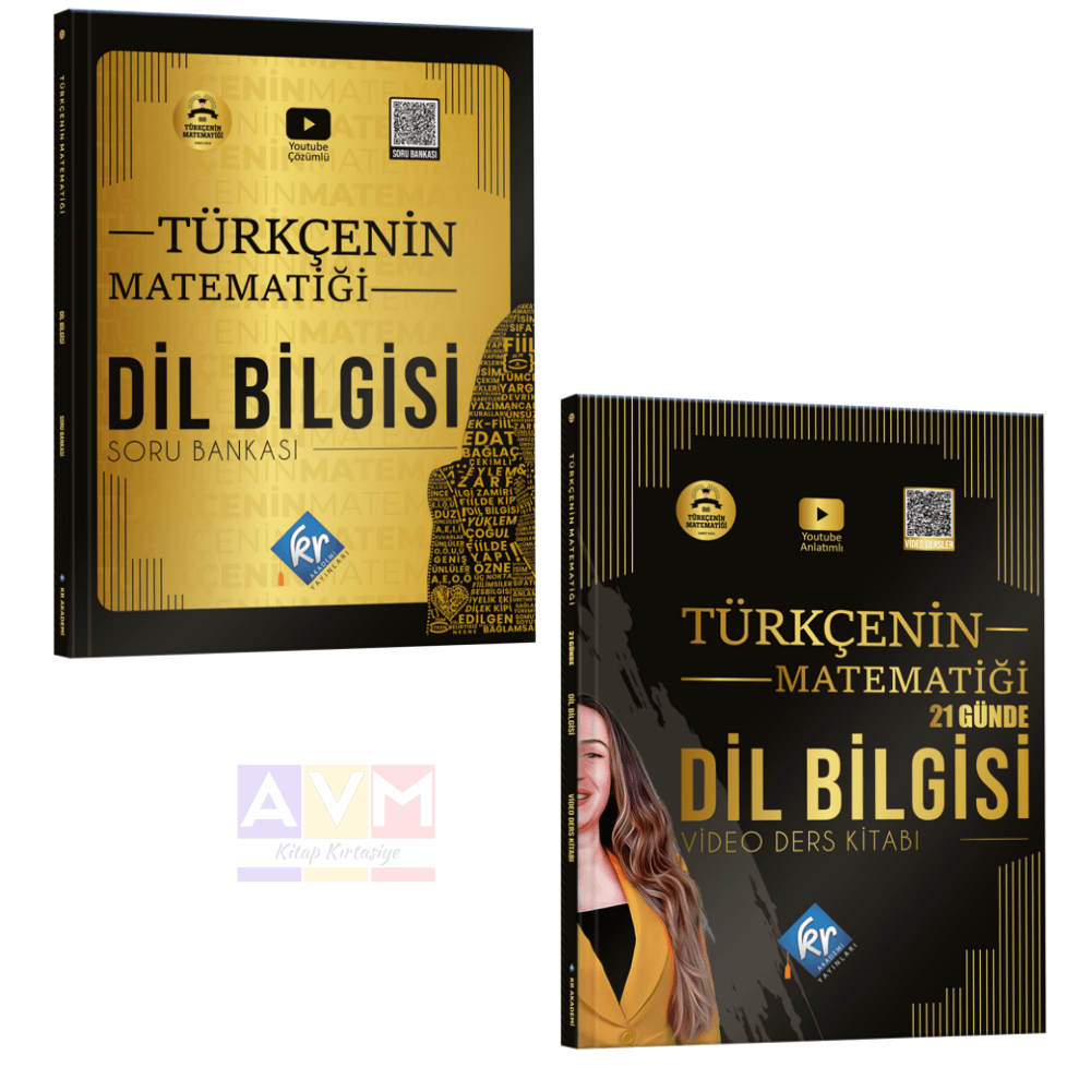 Gamze Hoca Türkçenin Matematiği Tüm Sınavlar İçin Dil Bilgisi Soru Bankası ve Video Ders Kitabı Kr Akademi