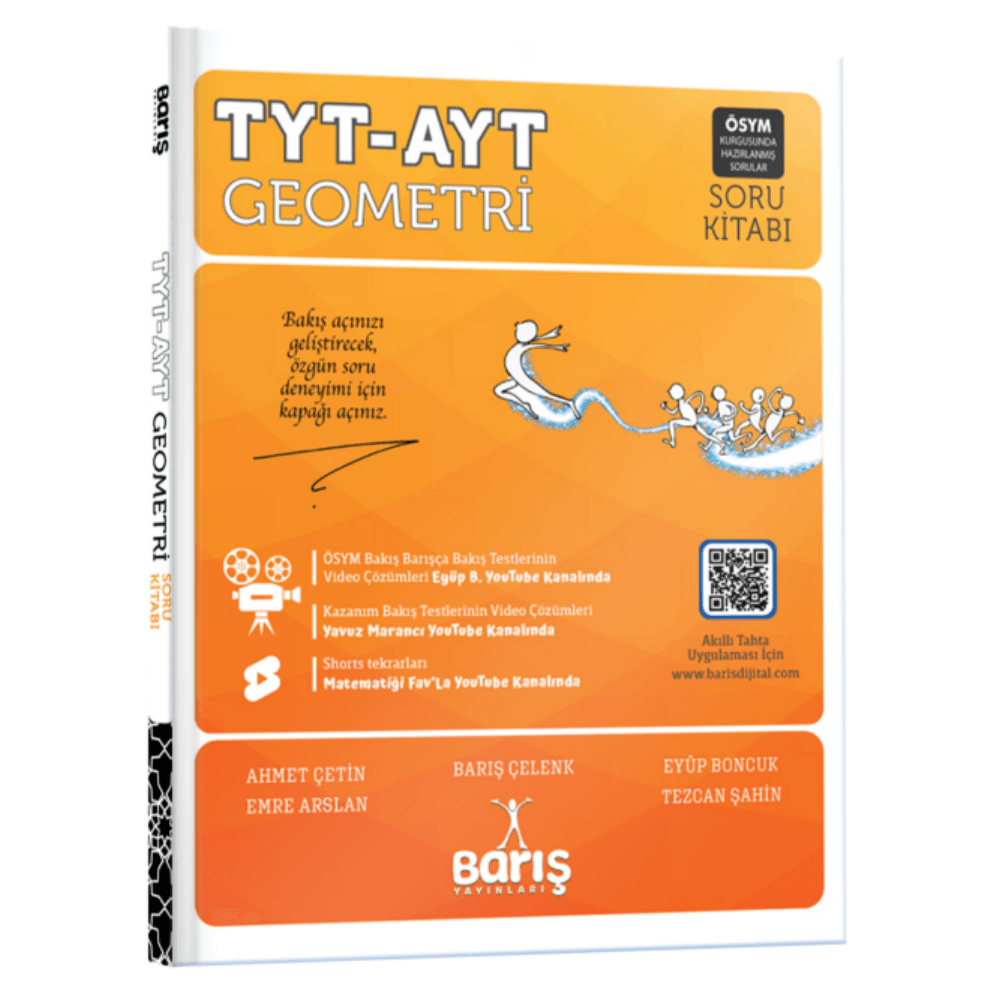 Barış Yayınları TYT-AYT Geometri Soru Kitabı  Kr Akademi