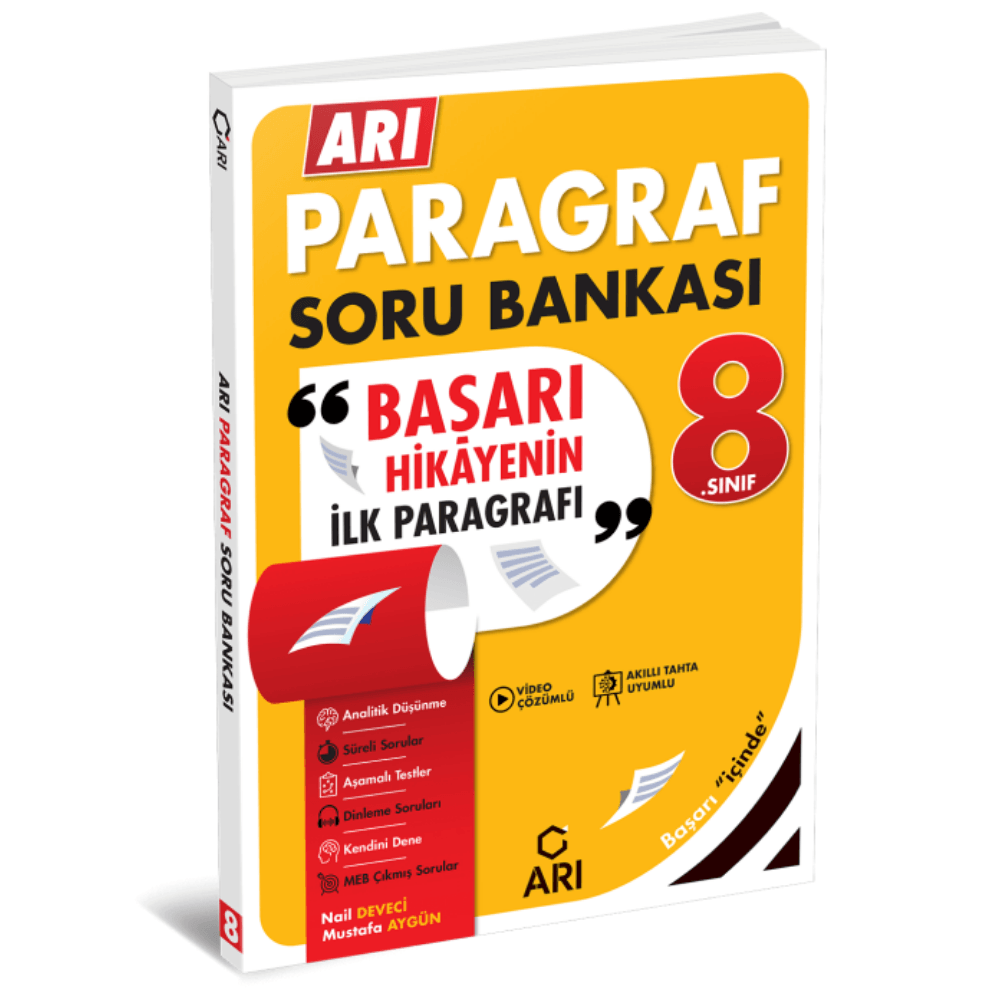8 Sınıf Ari Paragraf Soru Bankası Arı Yayıncılık