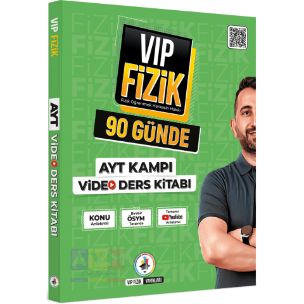 Vip Fizik 90 Günde AYT Kampı Video Ders Kitabı VİP Fizik Yayınları Kr Akademi