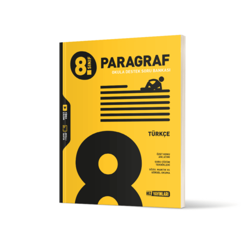 Hız 8. Sınıf Paragraf Soru Bankası Hız Yayınları