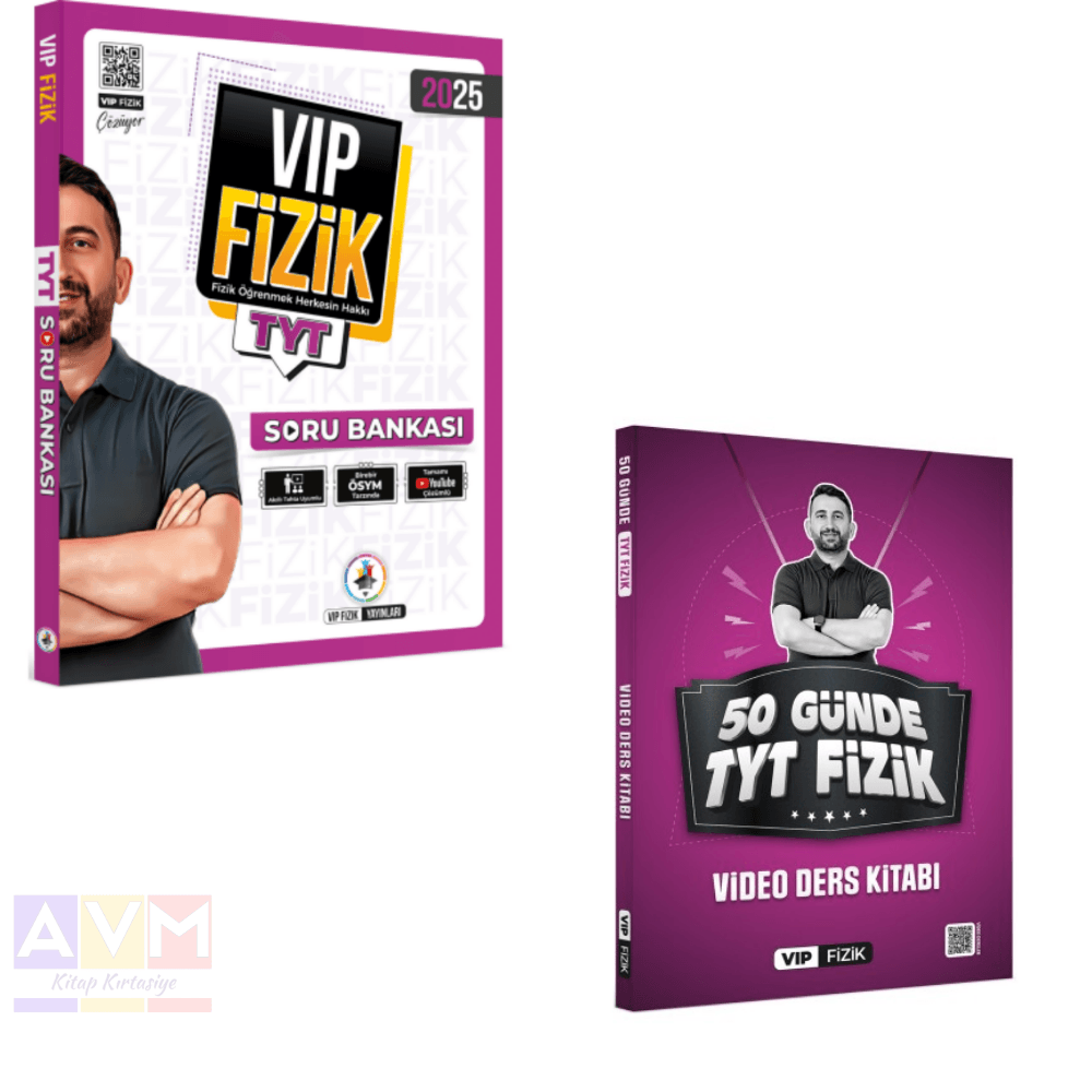 2025 Vip Fizik TYT Soru Bankası  ve Video Ders Kitabı VİP Fizik Kr Akademi Yayınları