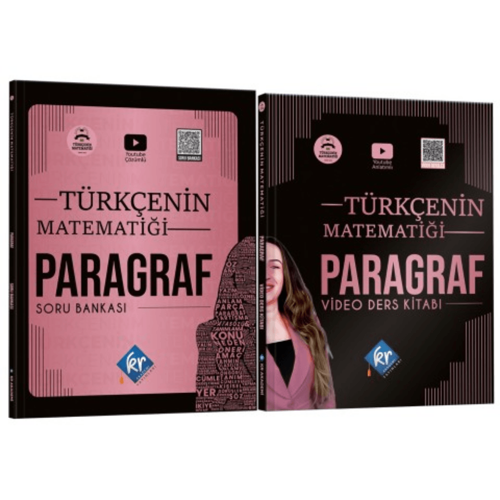 Gamze Hoca Türkçenin Matematiği Tüm Sınavlar İçin Paragraf Video Ders Kitabı & Soru Bankası Seti Kr Akademi