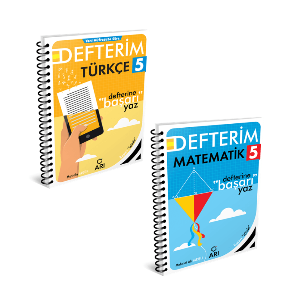 5 Sınıf Türkçemino Türkçe Defterim+Matemito Matematik Defterim Arı Yayıncılık 2026
