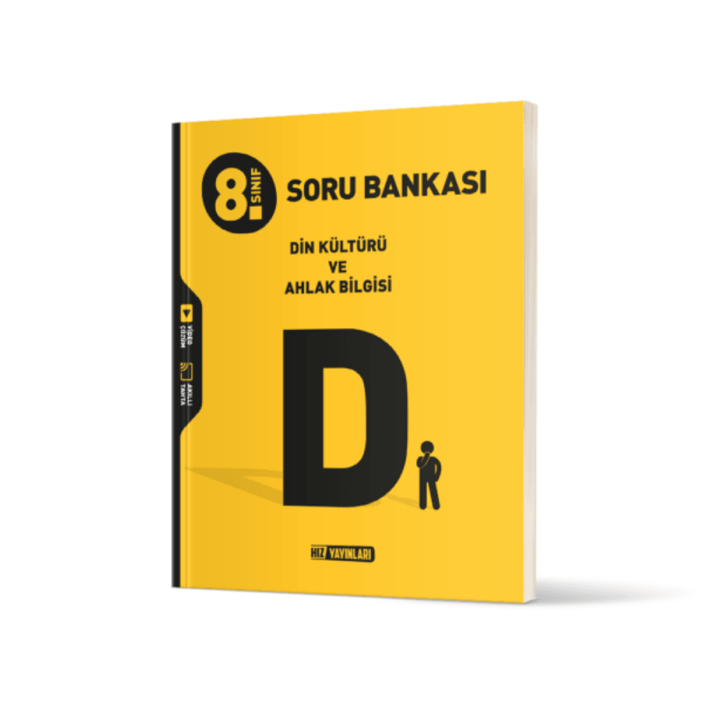 Hız 8. Sınıf Din Kültürü  Soru Bankası Hız Yayınları