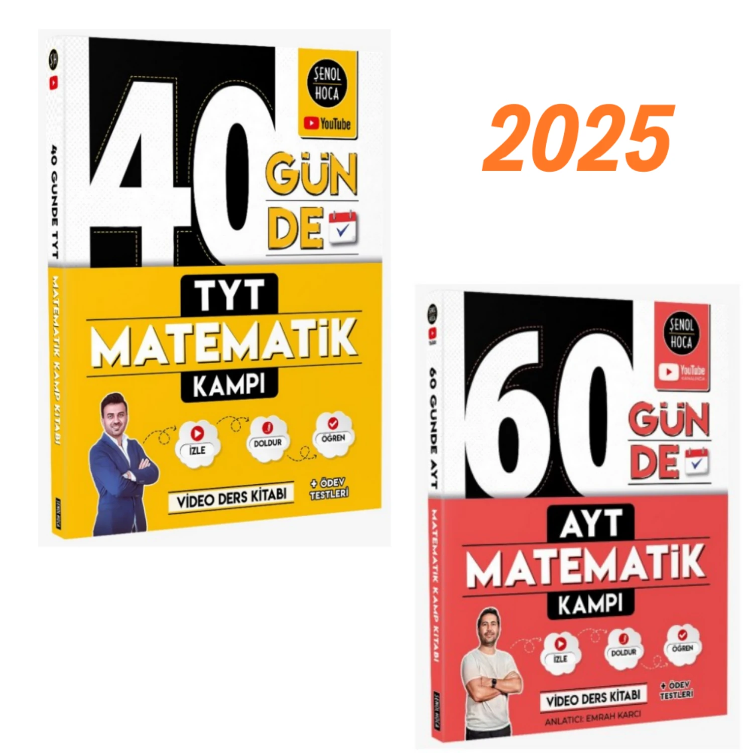 Şenol Hoca 40 Günde TYT Matematik Kampı-60 Günde AYT Matematik Kampı 2025