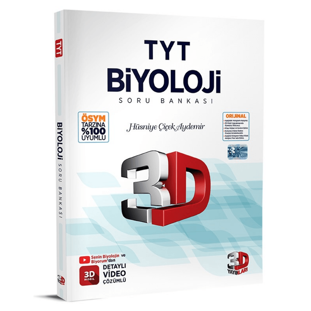 3D TYT Biyoloji Soru Bankası