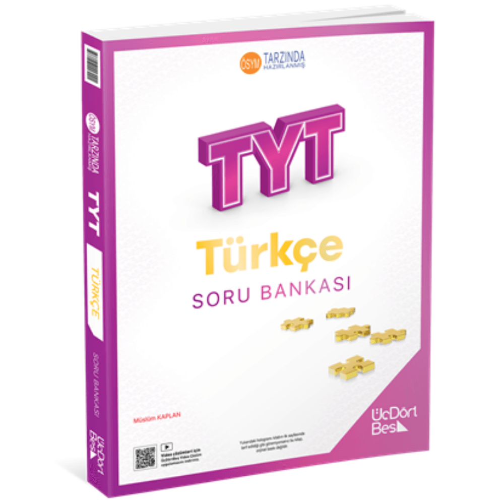 345 - TYT 2026 Türkçe Soru Bankası - GÜNCEL BASKI-Üçdörtbeş Yayıncılık